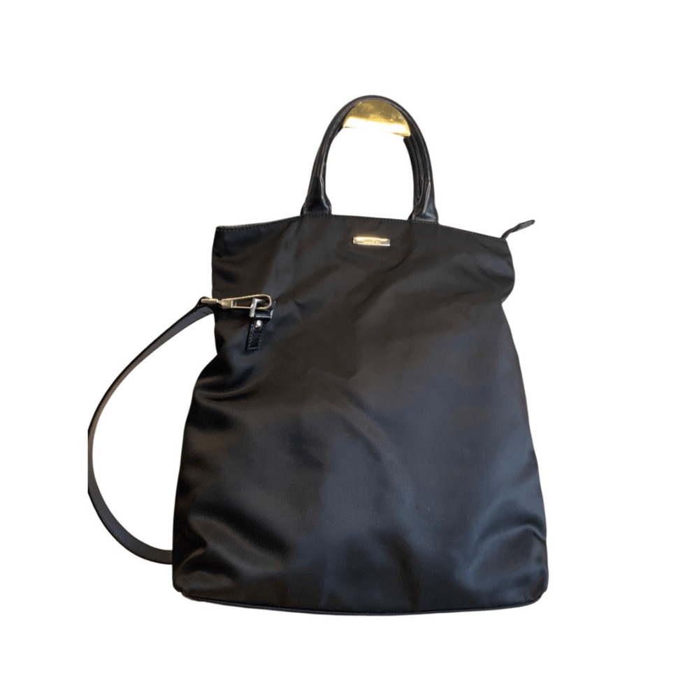 GUCCI Tote Bag Large Shoulder Leather Black Nylon - Picture 4 of 13